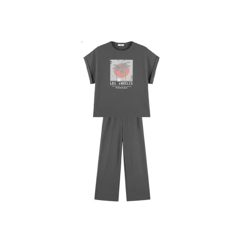 Demana Casual Suit Women's Ecru-4