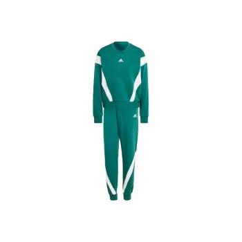 Adidas Day Casual Suits Women's Clothing Sets Green+Green