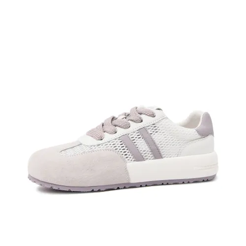 CAMEIDO Breathable Low Top Casual Shoes Women's Taro Color