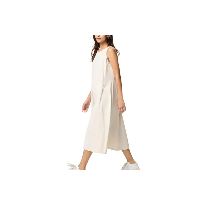 UNIQLO Sleeveless Dress Women's Ivory-0