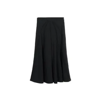 MISSSHINE Casual Long Skirts Women's Black