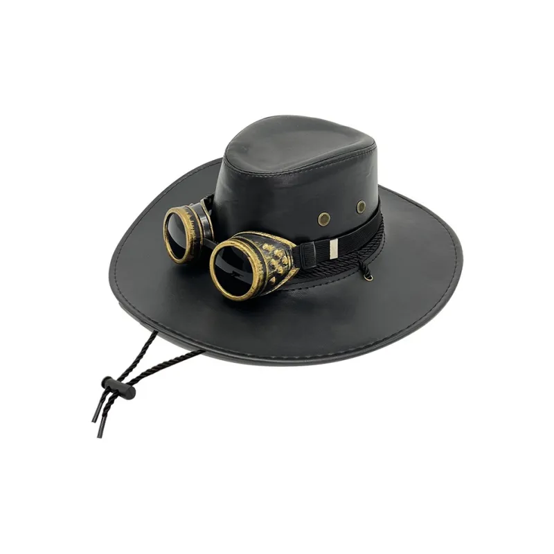 ASTAR HADES Faux Leather Hats & Caps Men's-8