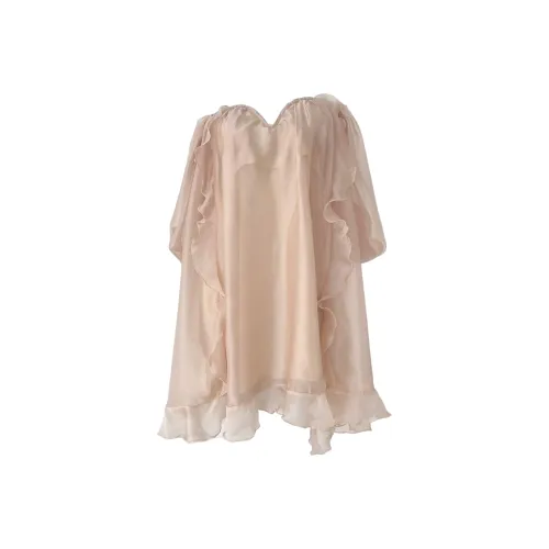 Mu Xiao Xin Sleeveless Dress Women's Champagne