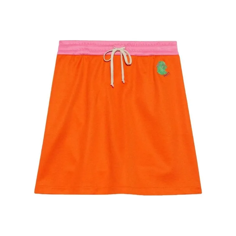 GUCCI Chinese New Year Drawstring Mini Skirt-0
