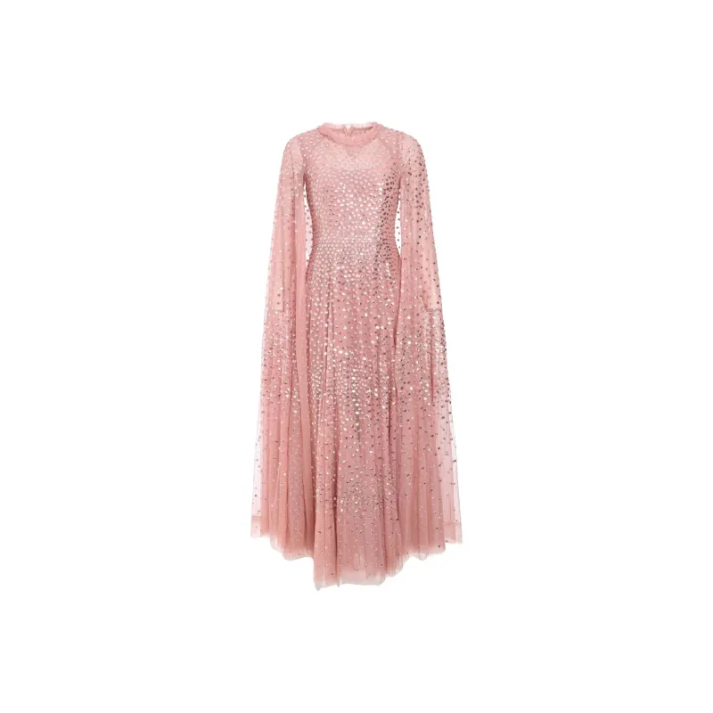 NEEDLE & THREAD Extra long Sleeves Gown-0