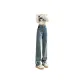 Light Blue Ankle-Length