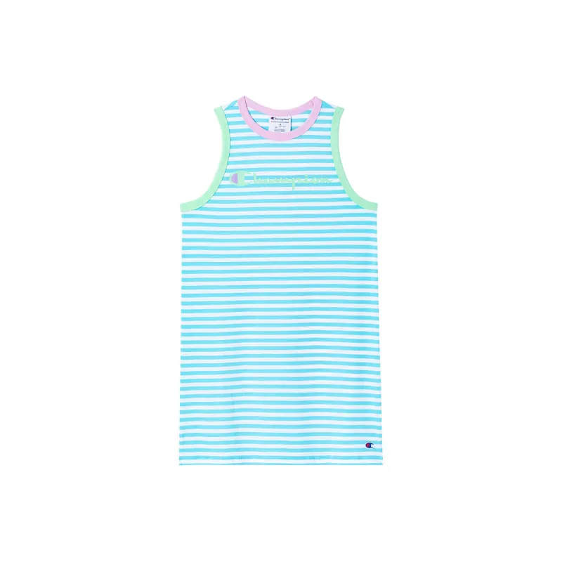 Champion FW24 Sleeveless Dress Women's Blue-0