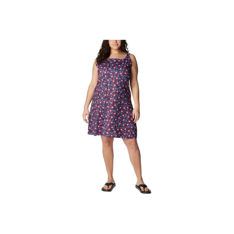 Columbia PFG Freezer Sleeveless Dress Women's Night Begonia-0