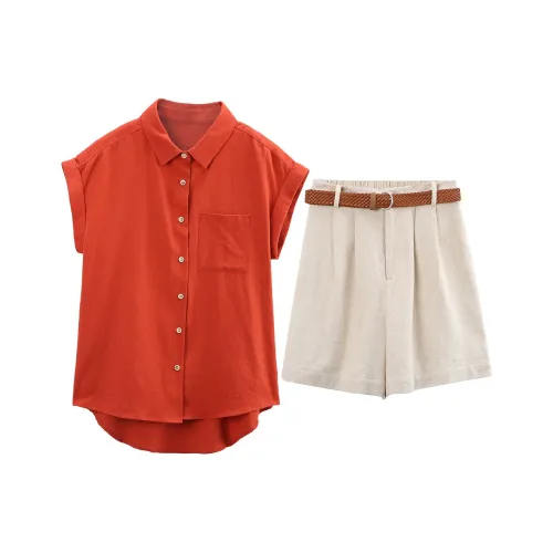 A Paradise For Awakening Casual Suit Women's Red