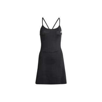 Adidas Free Shipping With AdiClub Train Essentials Workout Dress With Integrated Shorts