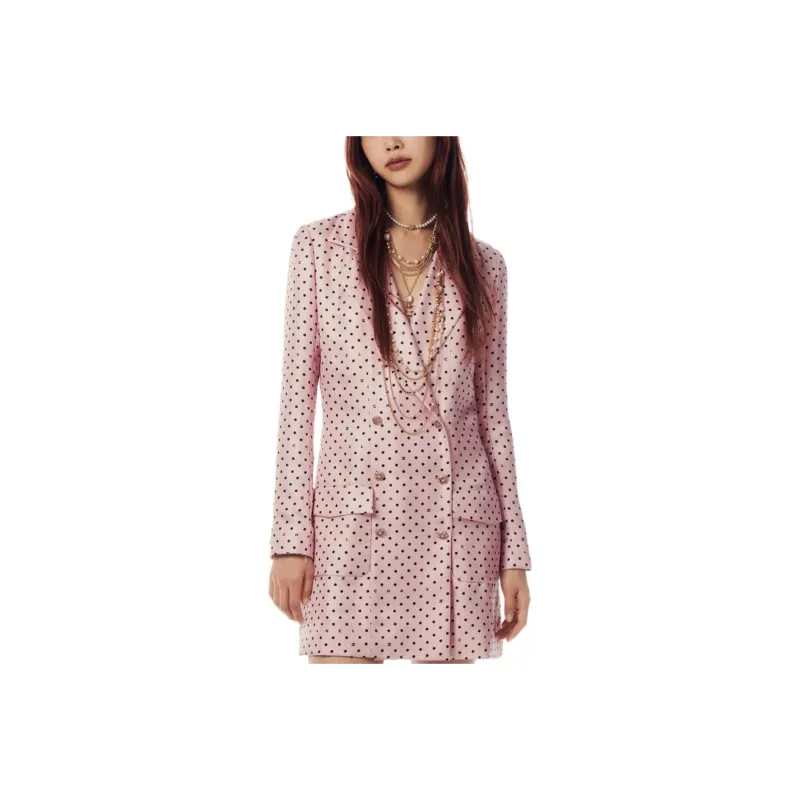 CHANEL 24 New Spring And Summer Arrivals Long-Sleeved Dresses Women's Light Pink-0