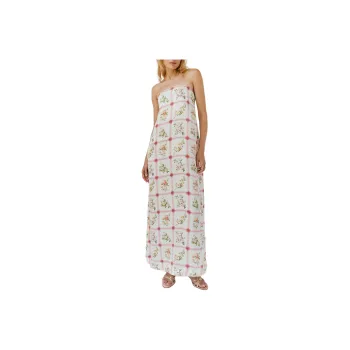 FREE PEOPLE Aston Studio Lucie Dress Sleeveless Dress Women's Hana Check/Plaid Multicolor