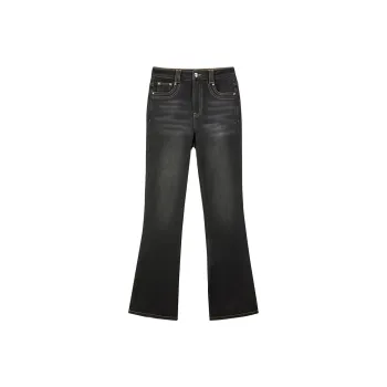 PEACEBIRD Jeans Women's Denim Medium Black