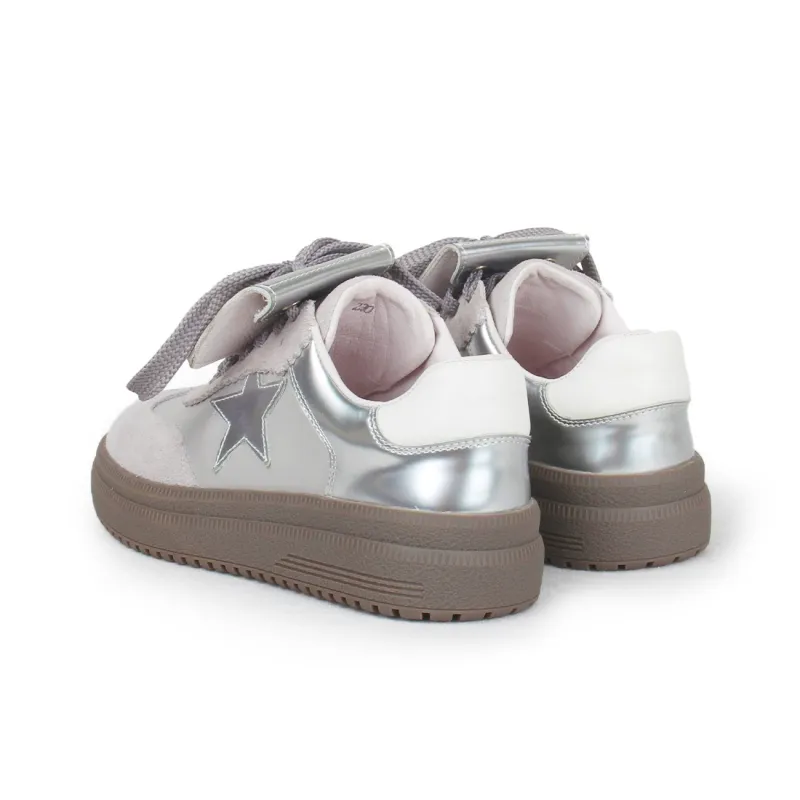 AQUASCUTUM Breathable Low Top Skateboard Shoes Women's Silver Gray-2
