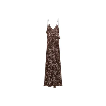 ZARA Trf Slip Dresses Women's Polka Dot