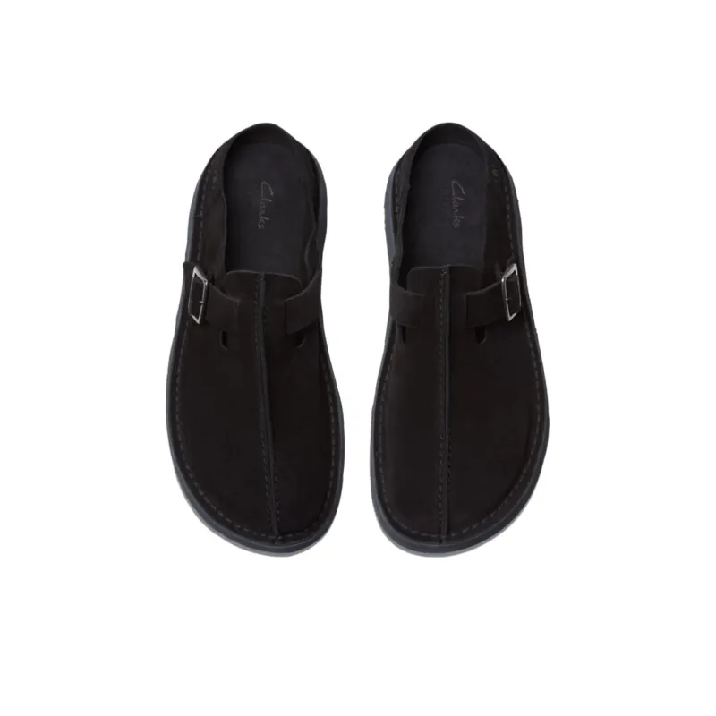 Clarks EVA Abrasion Resistant Closed Toe Slippers Men's Black-2