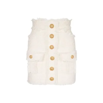 BALMAIN Tweed Mini Skirt