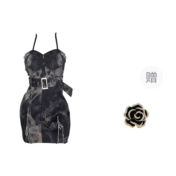 ONNFB Slip Dresses Women's Denim Black