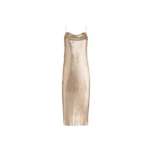 ALICE+OLIVIA HARMONY Slip Dresses Women's Gold