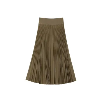 THEORY Casual Long Skirts Women's Camel