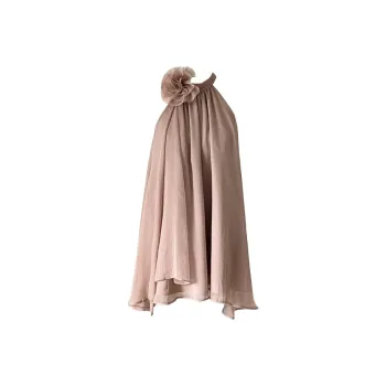 TUSHIFEI Sleeveless Dress Women's Nude