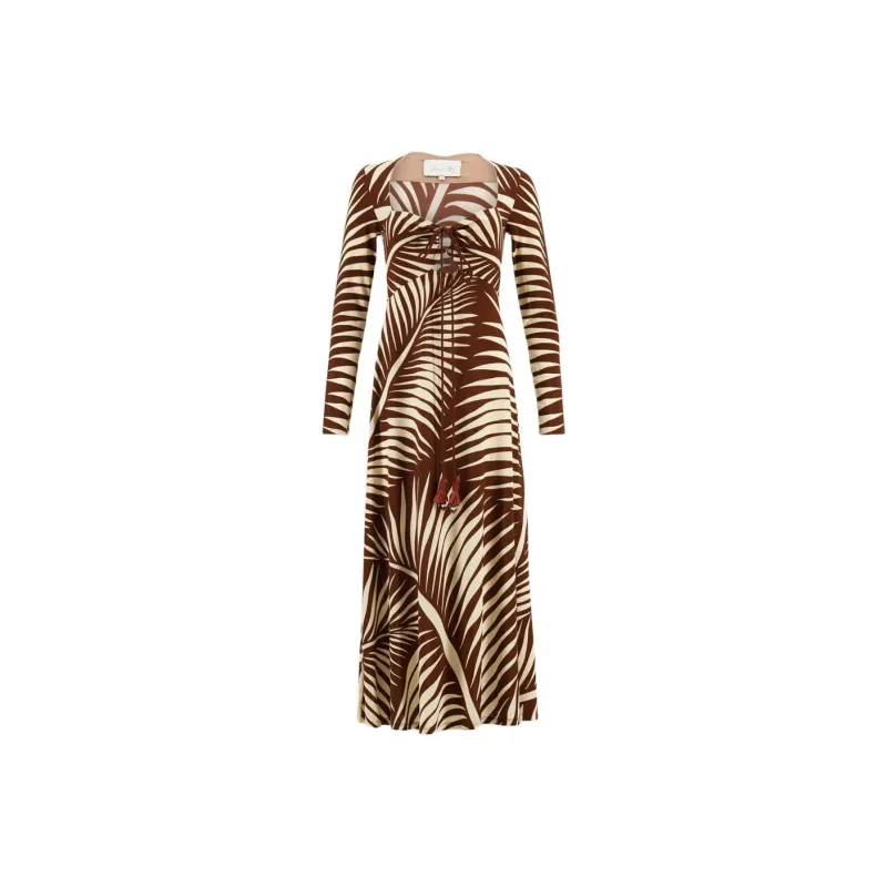 Johanna Ortiz Eternam Tropical Midi Dress-0