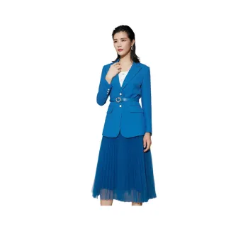 BBLLUUEE Skirt Set Women's Sea Blue