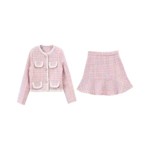 MIMOSA CHUR Two Piece Skirt Sets Women's