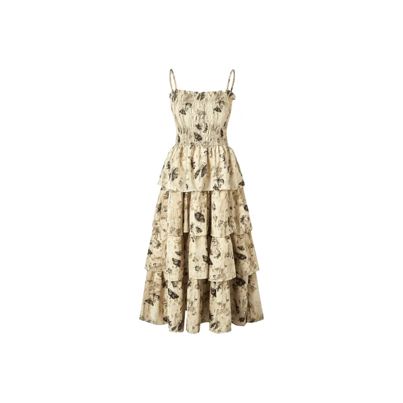 Incolore Slip Dress Women's Khaki-0