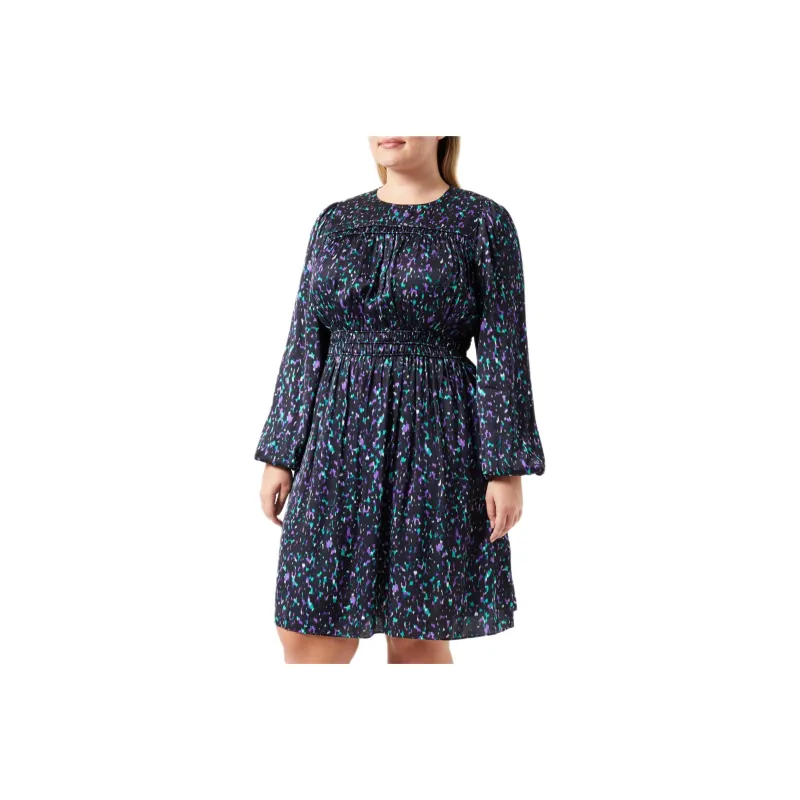HUGO BOSS Long Sleeved Dress Women's Purple-0