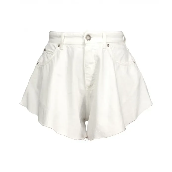 PINKO SS23 Denim Shorts Women's White-0