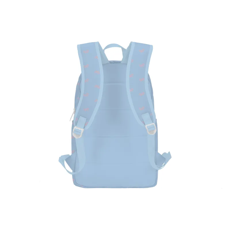 TURN UP Polyester Backpack Regular Unisex Sky Blue-2