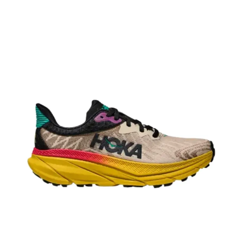 HOKA ONE ONE Challenger 7 Low Top Hiking Shoes Women's Yellow Brown-1