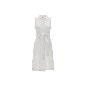 HERNO Belted Midi Dress