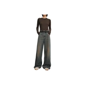 Orange Desire Jeans Women's Nostalgic Drifting Blue
