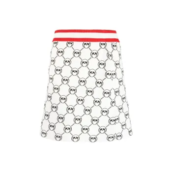 PINKO Monogram jacquard Mini Skirt