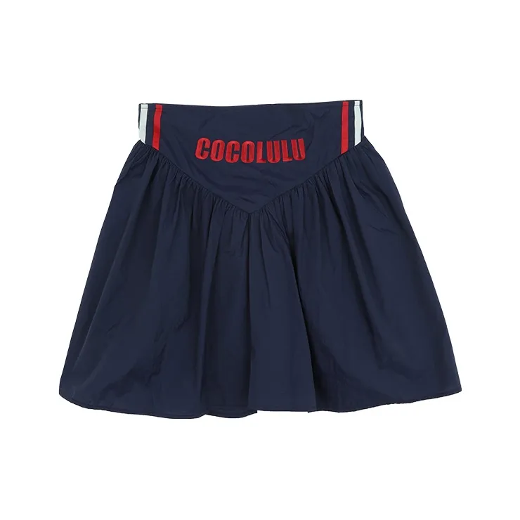LALABOBO Casual Short Skirts Women's Blue-0