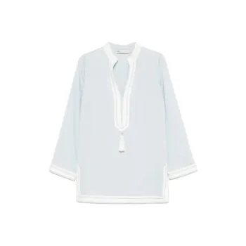 TORY BURCH V Neck Tassel Tunic