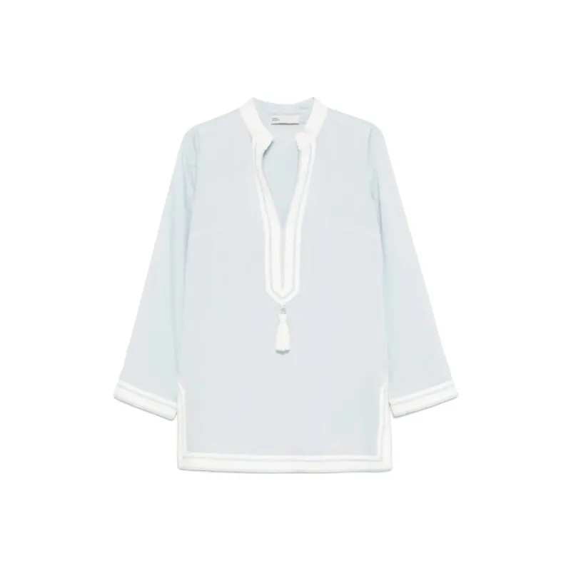 TORY BURCH V Neck Tassel Tunic-0