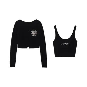 Ed Hardy SS24 Casual Suit Women's Black