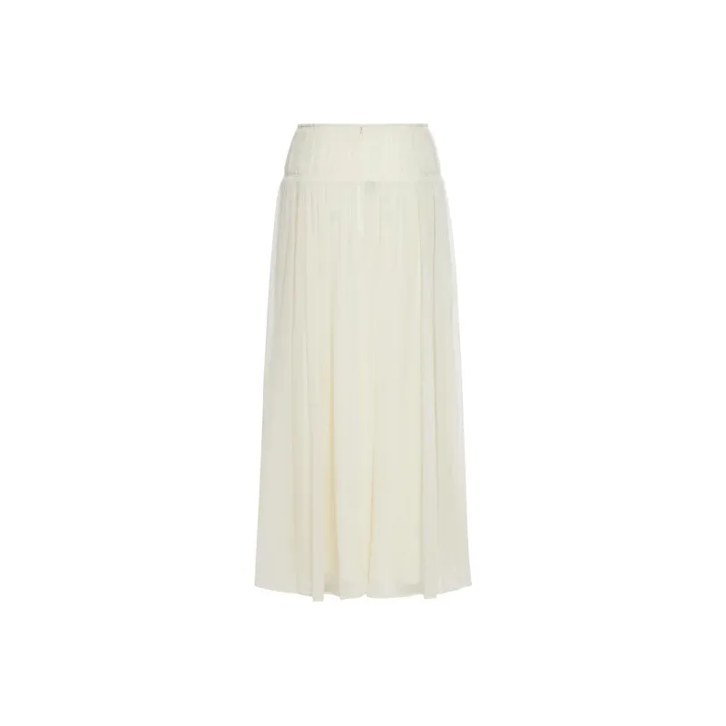 Chloé Casual Long Skirts Women's White-0