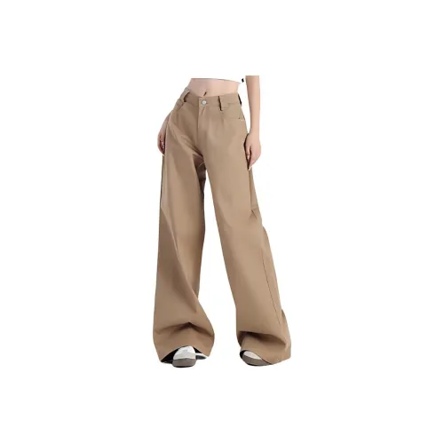 YINLEI Jeans Women's Latte Brown
