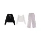 Clothing Set (Jet Black Top+Elm Bottom)