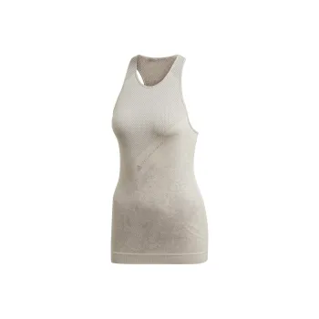 Adidas Essential Sleeveless Sports Shirts Women's Gray
