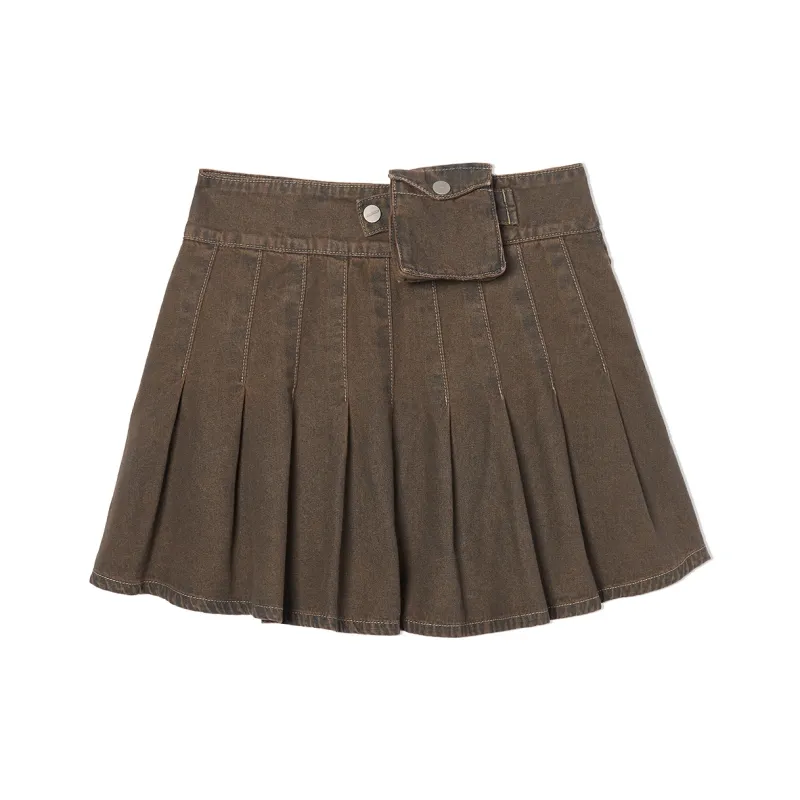 EPTISON WOMAN Denim Short Skirts Women's-4