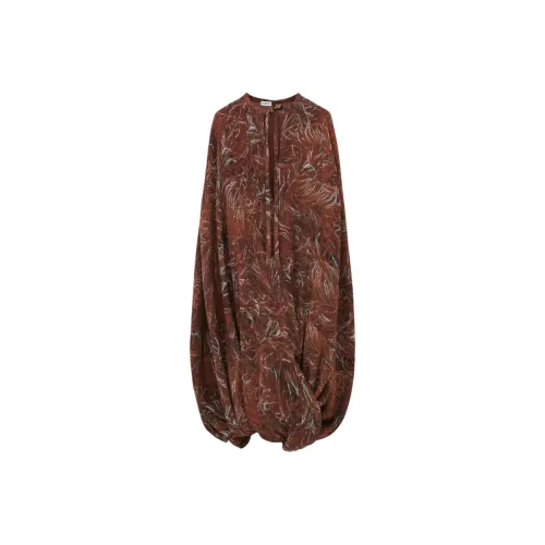 LOEWE Paula's Ibiza Sleeveless Dress Women's Brown