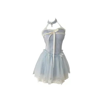 AURORA MUSE Slip Dress Women's Blue