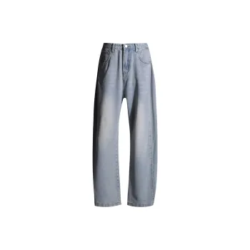 Wen Shan Jeans Women's Cool Extracted Blue