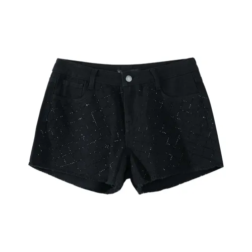 ENBE Denim Shorts Women's Black