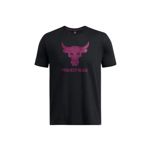 Under Armour Project Rock Johnson Collection SS25 T Shirt Men's Black